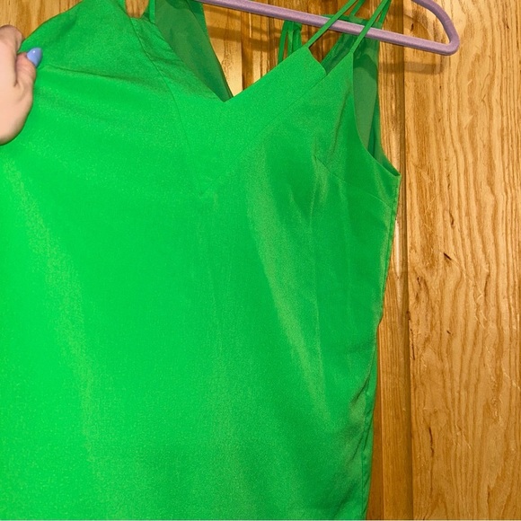 Cece Green Slip Dress - Picture 3 of 9